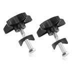 Tinoaly 2 Sets Rollator Walker Replacement Knobs, Comfortable Black. Fixed Price $11.67.