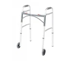 Drive Medical Deluxe Two Button Folding Walker With 5" Wheels. Fixed Price $32.95.