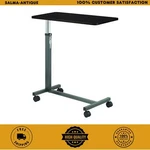 Overbed Tray Rolling Hospital Nontilt Adjustable Height Food Cart Desk. Fixed Price $56.99.