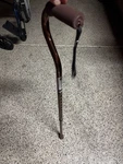 Medline Bariatric Offset Walking Cane Adjustable Height 500 Lbs Stability Black. Fixed Price $30.00.