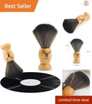 Essential Vinyl Record Cleaning Brush With Anti-static Bristles & Wood Handle. Fixed Price $9.99.