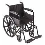 Dmi WHEELCHAIR,250 LB,18 In Seat,silver 503-0658-0200. Fixed Price $445.91.