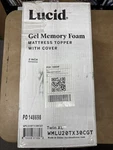 New Box Lucid 2 Inch Cooling Gel Memory Foam Mattress Topper -. Fixed Price $49.99.
