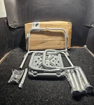 Medline Backless Shower Chair With Arms 350LB. Bench, Stool, Seat For Elderly. Fixed Price $42.50.