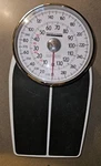 Healthometer 160KL 400 LB/180KG Capacity Raised Dial Floor Scale Used Good Cond.. Fixed Price $59.99.