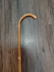 Vintage 1970S Classic Hardwood Walking Stick Cane Knotty Crook Handle 31"L X5"W. Fixed Price $25.00.