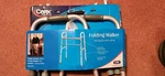 Carex Brand Aluminum Folding Walker 300 Lb. Weight Capacity. Fixed Price $29.00.