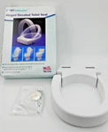 Maddak Inc. Hinged Elevated Toilet Seat, Standard (725711000), White. Fixed Price $44.99.