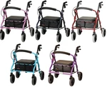 Nova Zoom 18 Foldable Rolling Mobility Walker Rollator - 5 Color Choice New. Fixed Price $229.95.