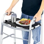 Vive Walker Tray For Folding - (w/cup Holder) Adult Mobility Black, Open Box. Fixed Price $19.97.