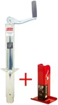 Southwest Wheel 2,000 Lbs Top Wind Zinc A-frame Trailer Jack W/ 6" Flip Foot. Fixed Price $104.99.