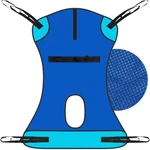Vive Patient Sling With Opening (400LB Capacity) - Lifting Aid Straps Fo.... Fixed Price $39.00.