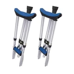 Carex Folding Crutches Aluminum Adjustable Youth To Adult 4'11" 6'1" 250LBS. Fixed Price $27.99.