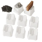 Bed Risers 3 Inch Set Of 8 For Wheels, Heavy Duty Elevators Lifts Up 2,00.... Fixed Price $35.64.