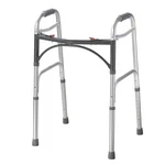 2-BUTTON Standard Foldable Walker For Seniors & Adults Adjustable Legs Light. Fixed Price $62.24.