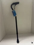 Carex A515 00 Offset Walking Cane Soft Cushioned Handle Adjustable Blue Ct. Fixed Price $20.19.