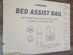 Lunderg Bed Assist Rail W Motion Sensor Led Light Non-slip Safety Handle. Fixed Price $36.99.