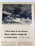 Blue Ridge Ga Trout Fishing Print Article 1956 Ajc Krueger Allman Goshen Tray Mt. Fixed Price $29.07.