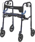 Drive Medical 10243 Clever Light Deluxe Foldable Rollator Walker #1773V T7-1. Fixed Price $129.99.