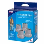 Carex Universal Replacement Tips Durable Rubber Skid Resistant Gray Color 4 Ct. Fixed Price $13.58.