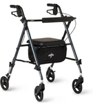 Medline Superlight Foldup Aluminum Rollator Walker. New Open-box. Fixed Price $69.99.