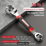 52 In Universal Socket Wrench Multi Functional Rubber Handle 8-19MM. Fixed Price $26.97.