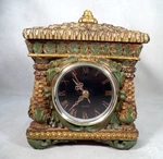 Classic Treasures Cane Clock With Jewelry Box W/ Lid Tropical Safari Home Decor. Fixed Price $16.95.