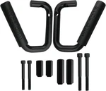 Pack Of 2 Grab Bar Handles Black Textured Compatible Front,. Fixed Price $45.58.