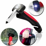 4 In 1 Emergency Hammer Tool Car Cane Door Grab Assist Flashlight Belt Cutter. Fixed Price $10.65.
