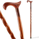 Brazos Handcrafted Wood Walking Cane, Twisted Cocobolo, Derby Style Handle, F.... Fixed Price $179.48.