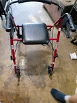 Nova Phoenix Rise Rollator Walker Upright Standing Padded Armres. Fixed Price $83.00.