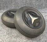 Permobil M3 2.50"-3" 180X68 Fork Caster Wheels Tires 2.50-3 Flat Free #217. Fixed Price $79.99.