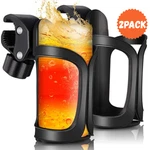 2PCS Wheelchair Walker Rollator Bike Stroller 360 Beverage Cup Holder Universal. Fixed Price $15.62.