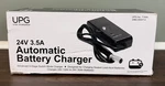 Upg Automatic Battery Charger 24V 3.5A 71699 Xlr 24BC3500T-4 Lead Acid Black Nob. Fixed Price $39.00.