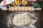Bruno Jura Hound - Head, Engraved Rolling Pin, Valek (big), Ca. Fixed Price $28.45.