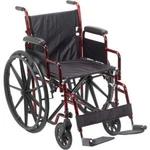 Rebel Wheelchair With Removable Desk Arms Swing-away Footrests 18"" Seat Red. Fixed Price $499.18.