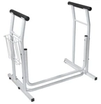 RTL12079 Stand Alone Toilet Safety Rail Aluminum - White. Fixed Price $35.00.