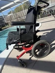 Ki Mobility Focus Cr Tilt In Space Wheelchair Red Read ****. Fixed Price $399.99.