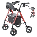 Unlicon Rollator Walkers With Seat, Durable, 8'' Big Wheel. Fixed Price $68.99.