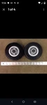 6"X2" Front Rear Caster With Black Tire For Jazzy 600 Es Wheelchairs. Fixed Price $15.00.