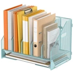 Desk File Folder Holder Organizer 5 Vertical Compartment Mesh Rack Tray Blue. Fixed Price $47.37.
