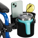 Joytutus Wheelchair Cup Holder, 2-IN-1 Walker LARGE(1 Pack), Blue. Fixed Price $42.99.
