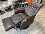 Img Chelsea RMS299 Medium Power Relaxer Recliner Chair S559 Dark Brown Leather. Fixed Price $1895.00.