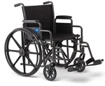 Medline Guardian K1 Folding Wheelchair Swing Arms, Footrest, 20" Back. Fixed Price $99.95.