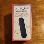 Plus One Vibrating Bullet Soft Touch Massager 10 Settings Never Opened. Fixed Price $9.99.