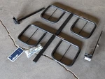 Drive 15021BV Style Half Length Bed Rails With Brown Vein Finish. Fixed Price $109.99.