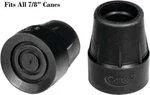 Carex Tip (black) Fits Most 7/8" Canes. Fixed Price $25.00.