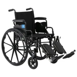 Medline Wheelchair With Swing-back, Desk-length Arms, Elevating Leg Rests 18. Fixed Price $95.39.