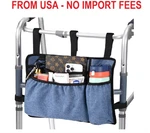 Bag With Cup Holder, Premium Basket For Folding Walker, Foldable. Fixed Price $10.45.
