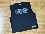 Vintage 90S World Gym Gorilla Fitness Training Graphic Muscle Shirt Men's Xl. Fixed Price $29.99.